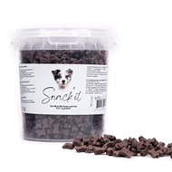 Snack'it Semi-Moist Mini Bones m. Hest– Bløde træningsgodbidder | 500 g bøtte